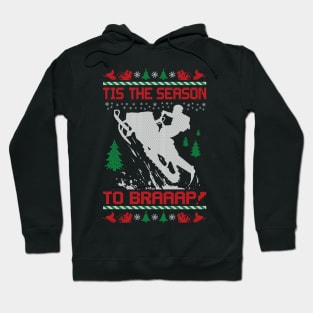 Tis the Season Snowmobile Hoodie